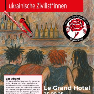 Antifa-Abend: Soli-Barabend für ukrainische Zivilist*innen